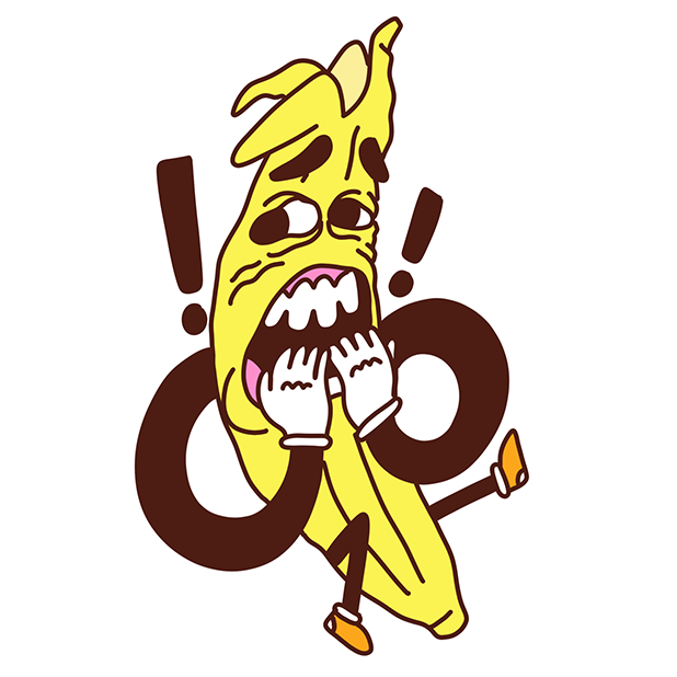 Banana Man sticker