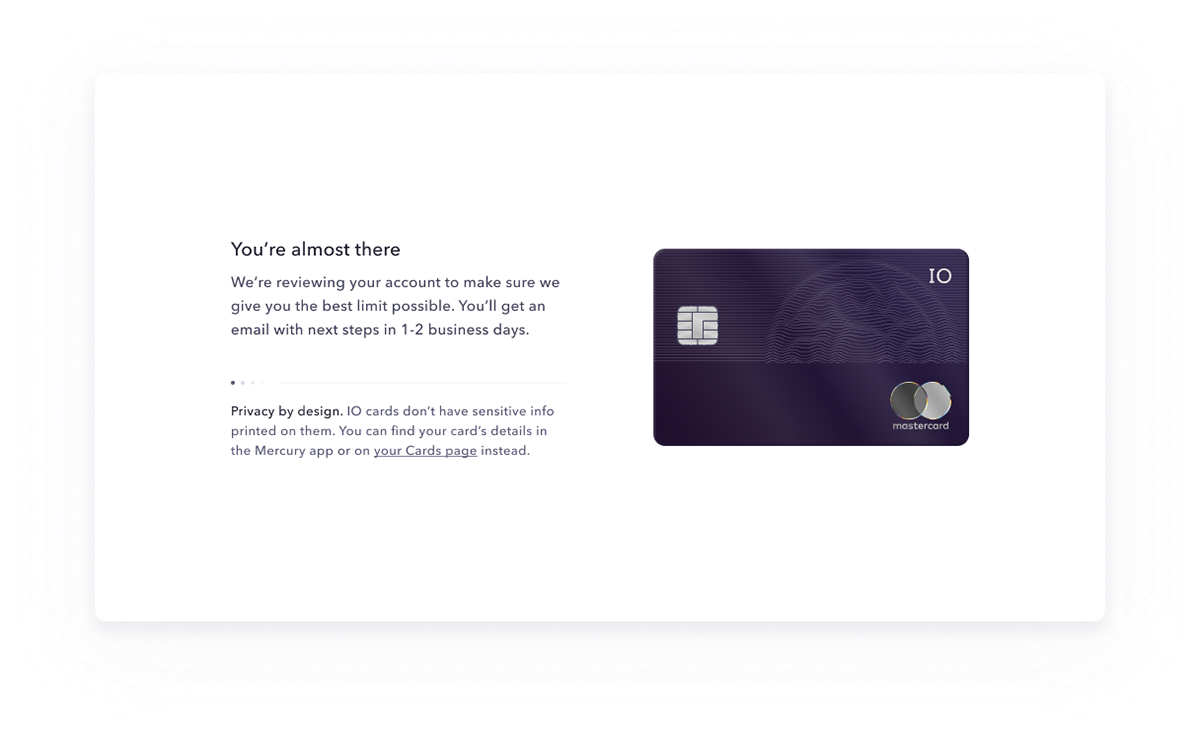 Pending deposit waiting state with tips