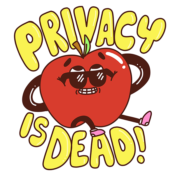 Privacy Is Not Dead sticker